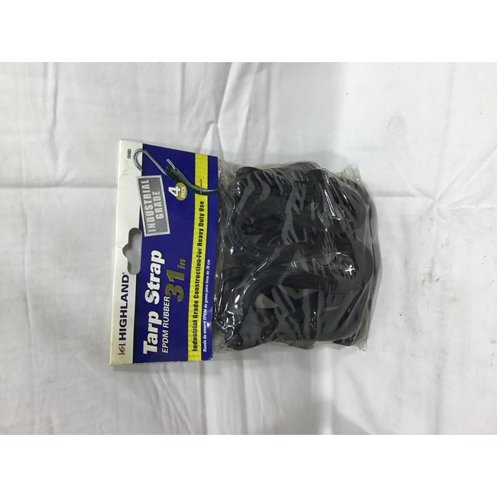 Highland 4pk 31" Tarp Strap Industrial Grade Construction fro Heavy Duty Use