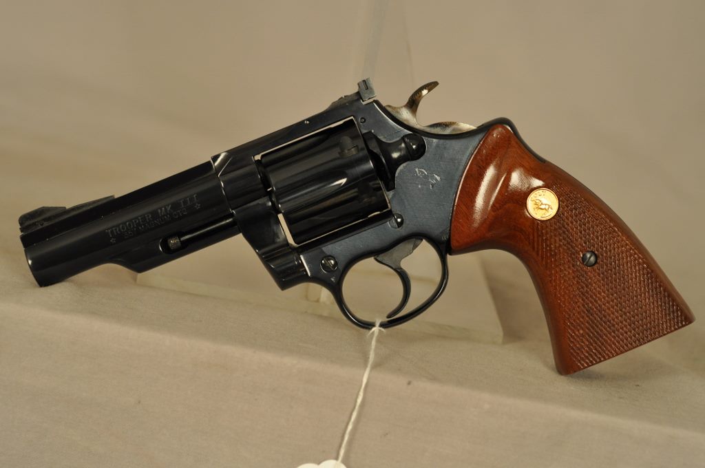 Colt Trooper Mark III, .357 mag. cal. revolver, 4” barrel, Blue 