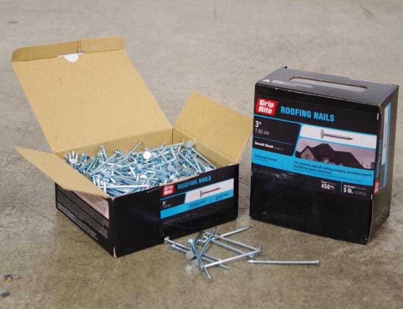 [2] GRIP RITE 5-lb Packs of Electrogalvanized 3