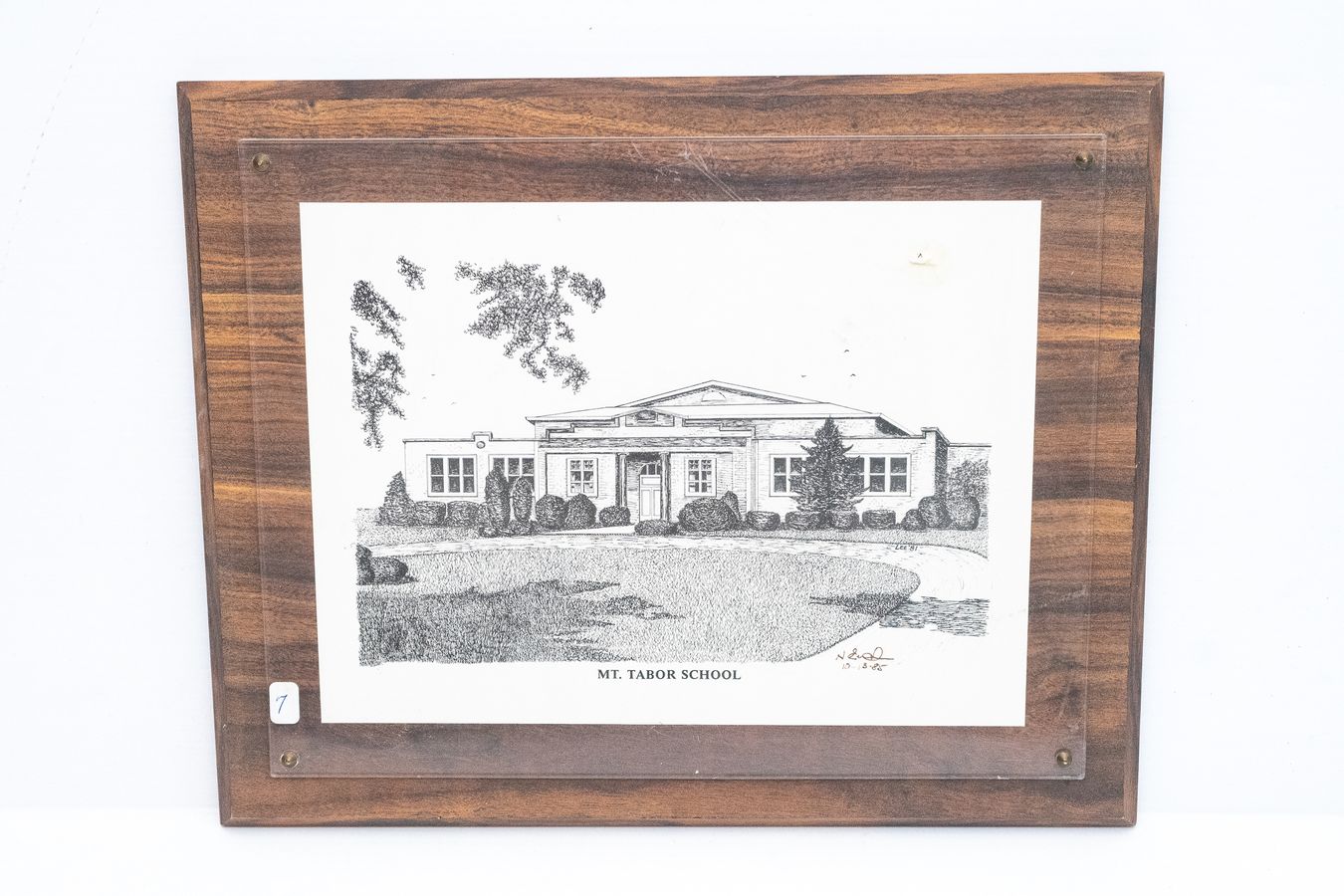 H. Earl Lee Historic New Albany Indiana Building Plaques Harritt