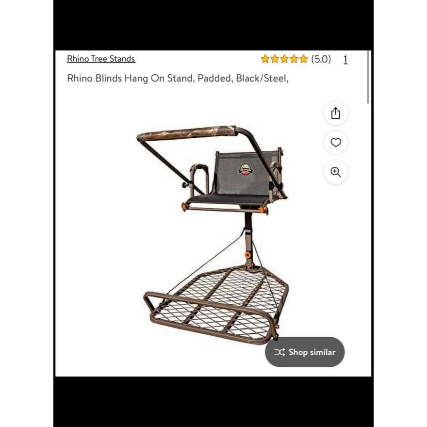 Rhino RTH-200 Tree Stand 300 Lb Weight Limit