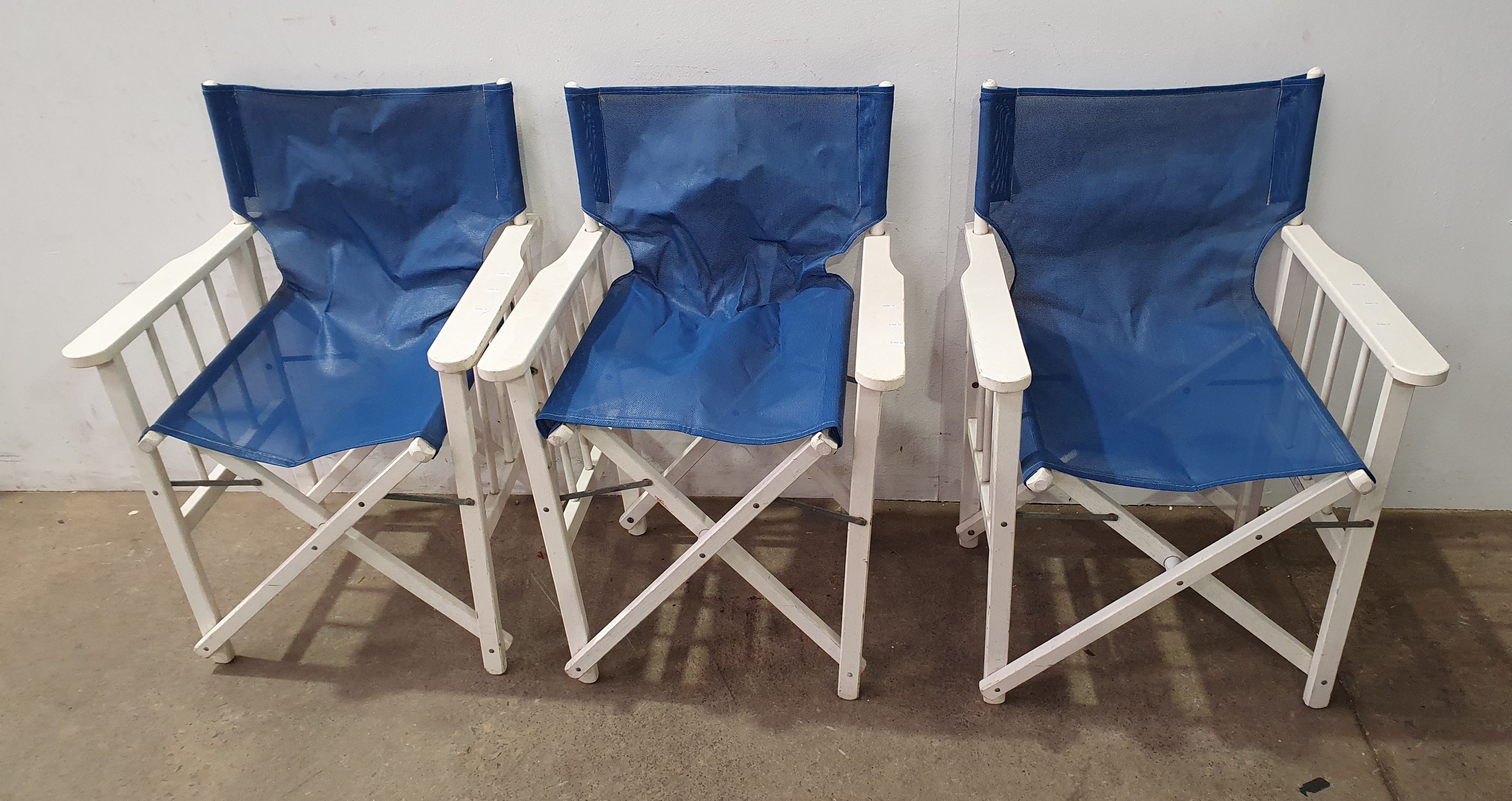 A Set Of Three Directors Chairs