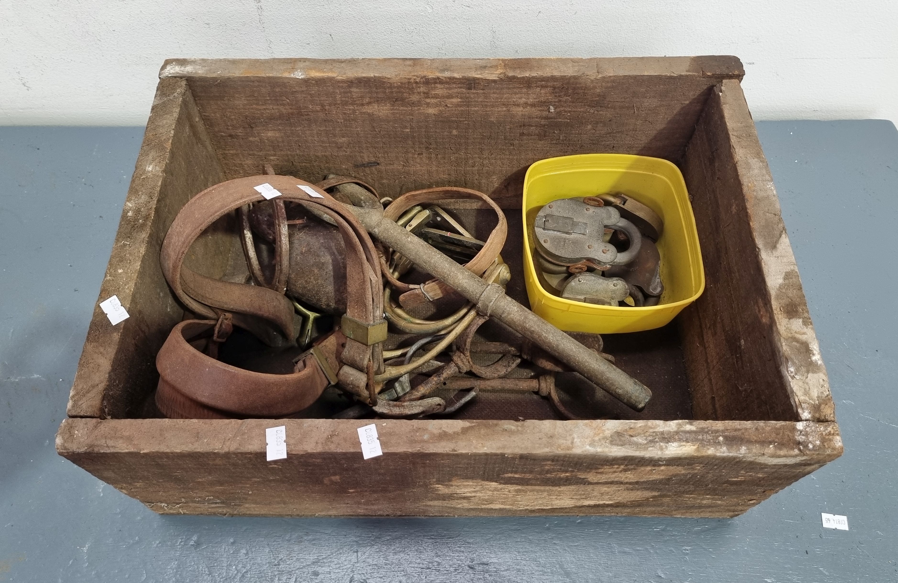 A Group Of Horse Related Items