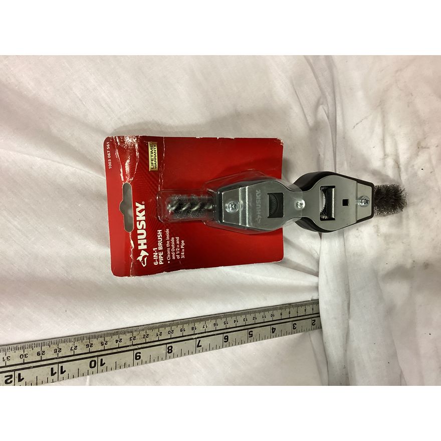 Husky 6-In-1 Pipe Brush