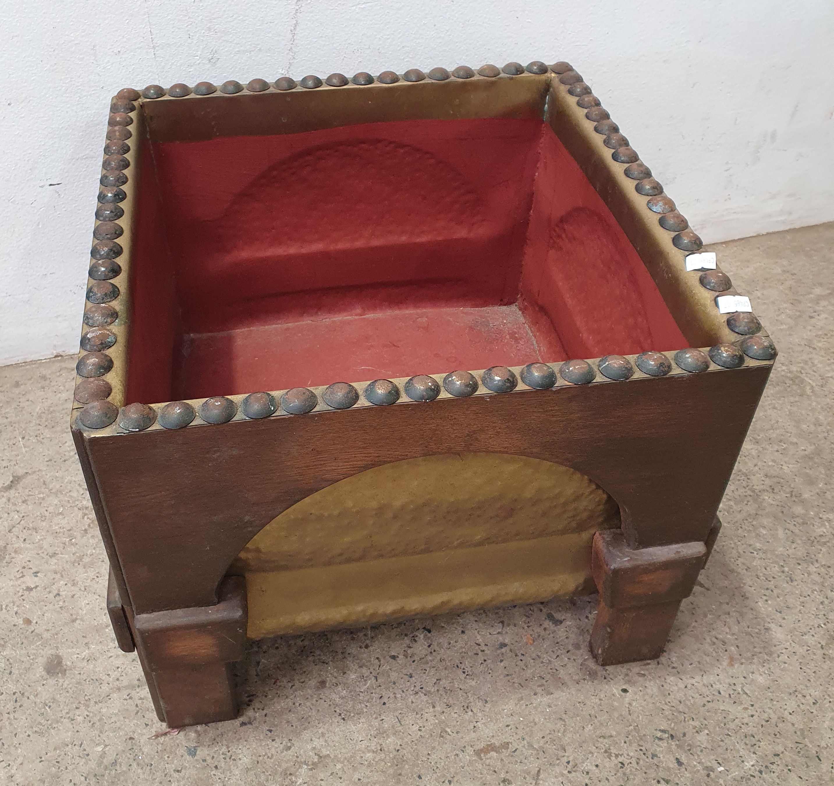 A Metal Coal Box