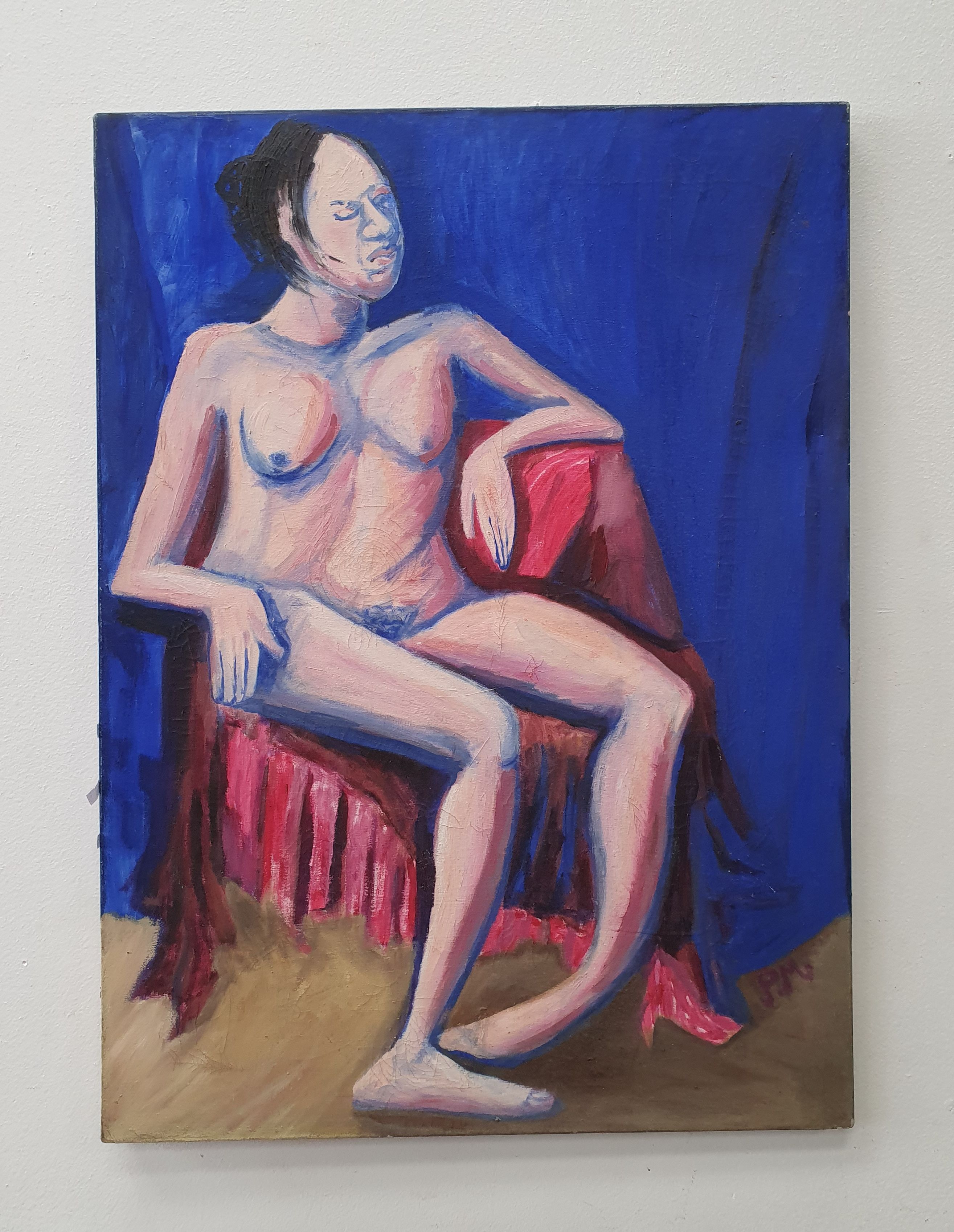 An Original Nude Artwork On Canvas