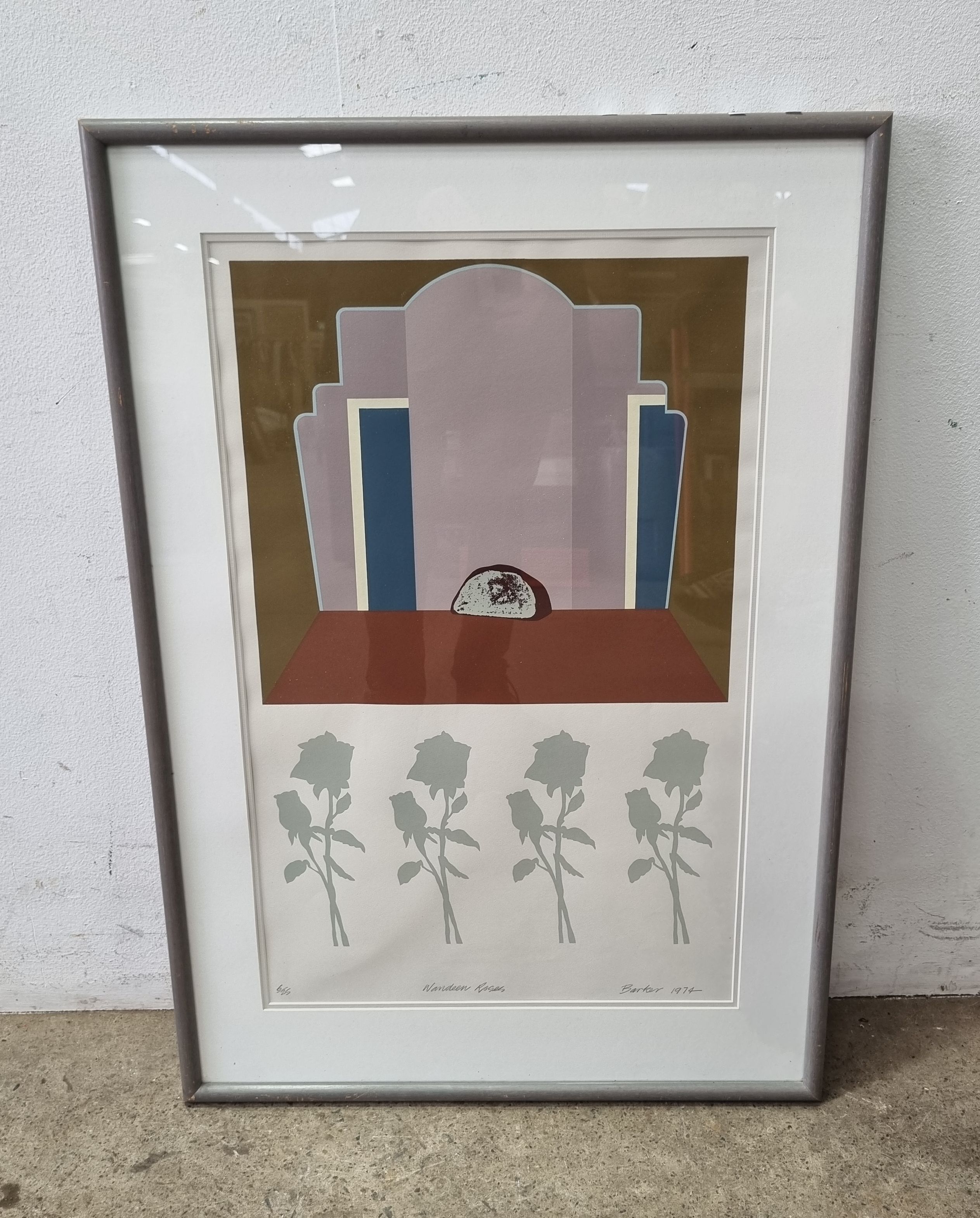 2118 · A CONTEMPORARY FRAMED ARTWORK