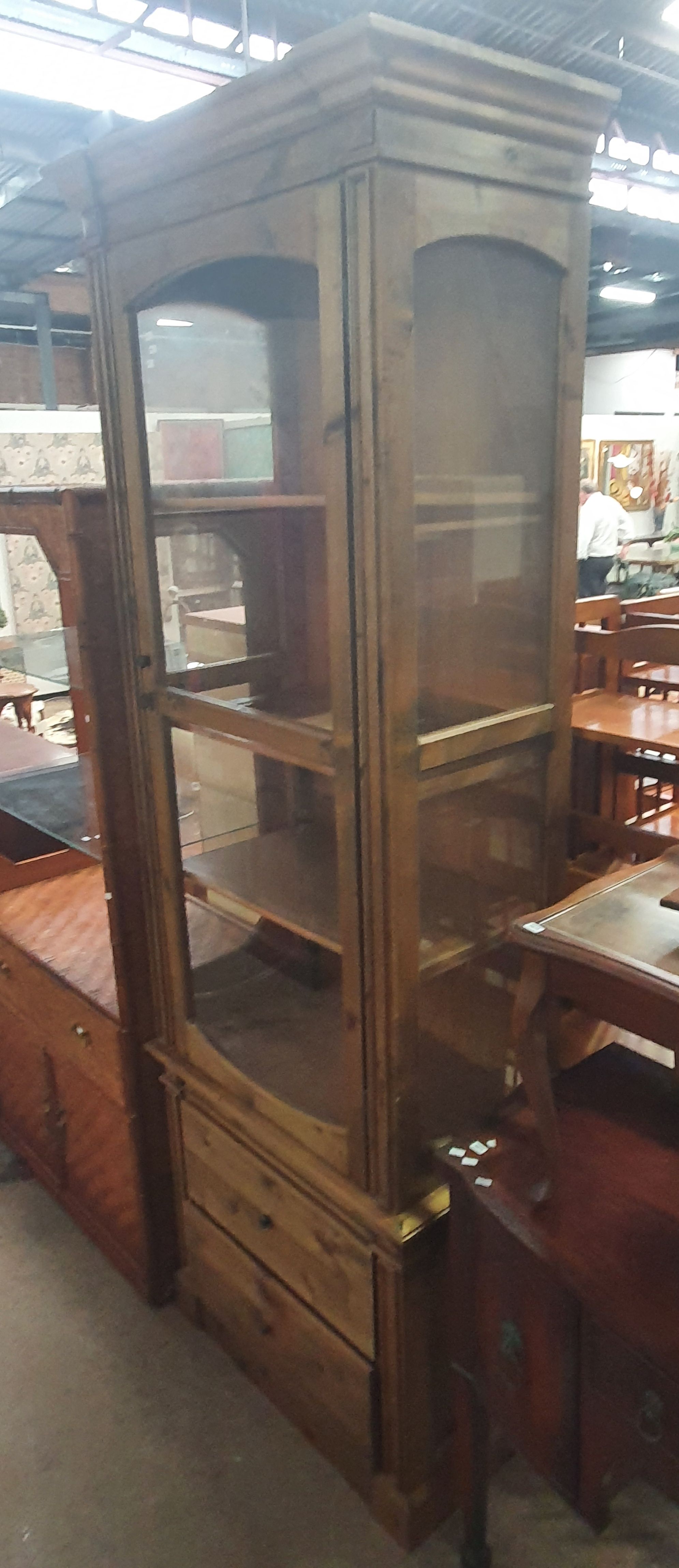 2070 · A MODERN PINE DISPLAY CASE