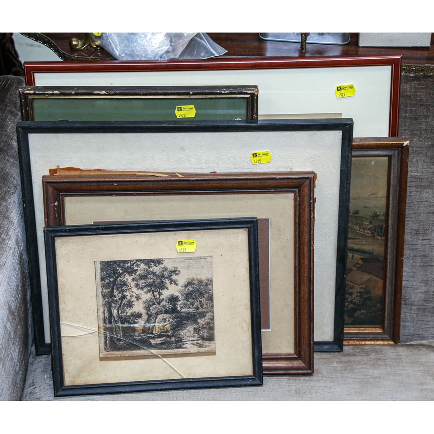 Seven Framed Artworks