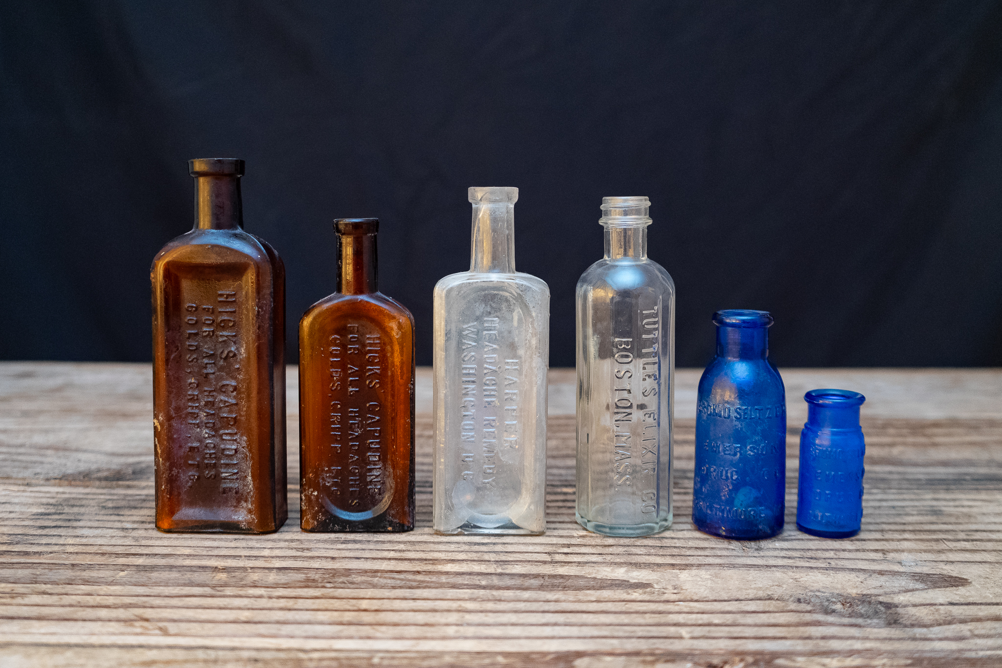 Antique Medicine Bottles | Harritt Group, Inc