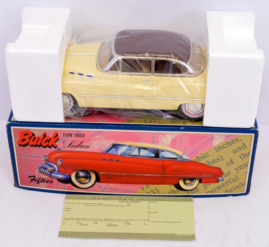 Fifties tin 1950 Buick sedan toy car made in japan MIB | Toys ...