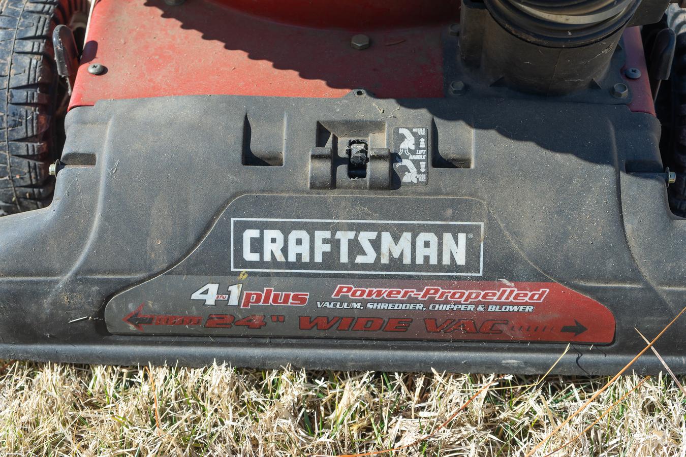 Craftsman 4 in 1 24 Self Propelled Blower, Vacuum, Chipper, Shredder 