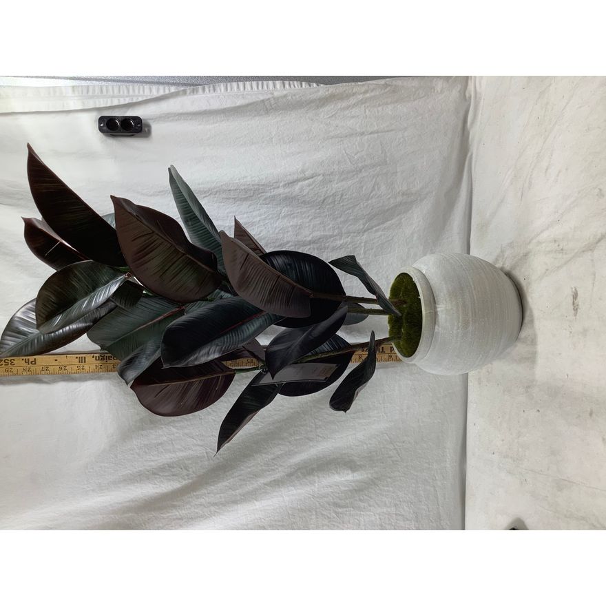 Threshold Faux Rubber Plant 25"T