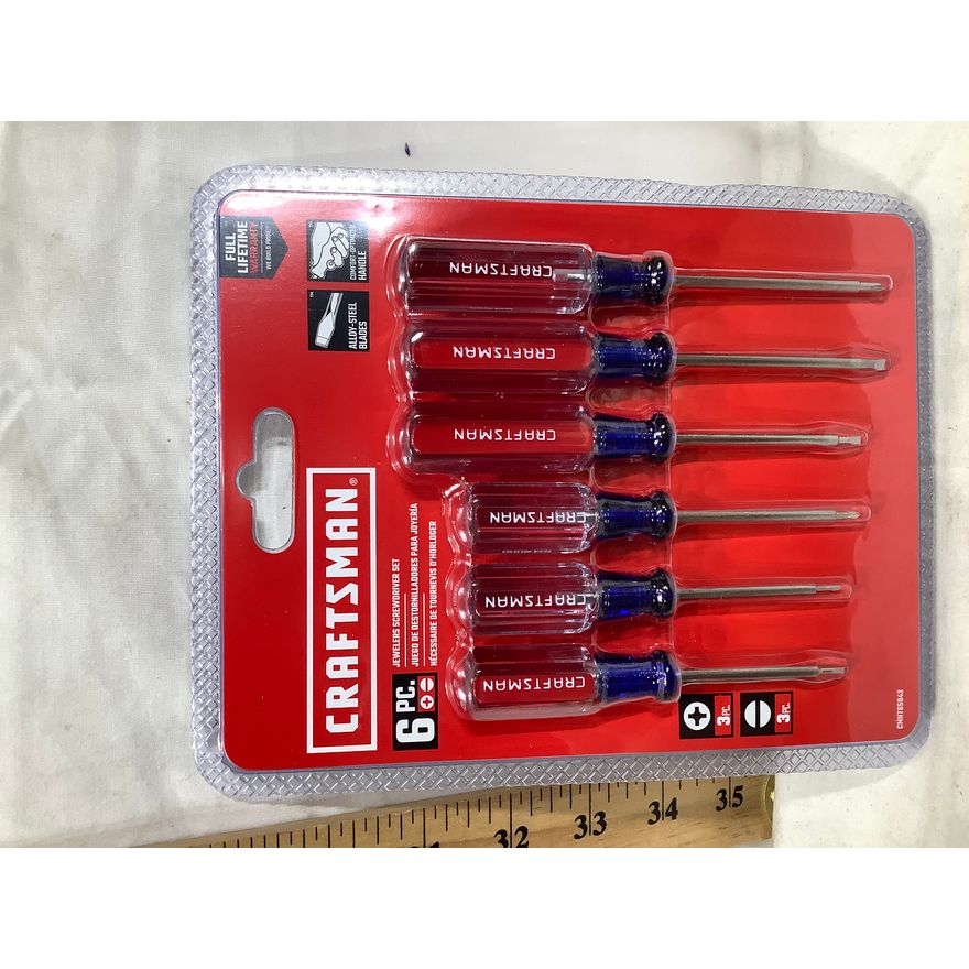 Craftsman 6pc Jewelers Screwdriver Set