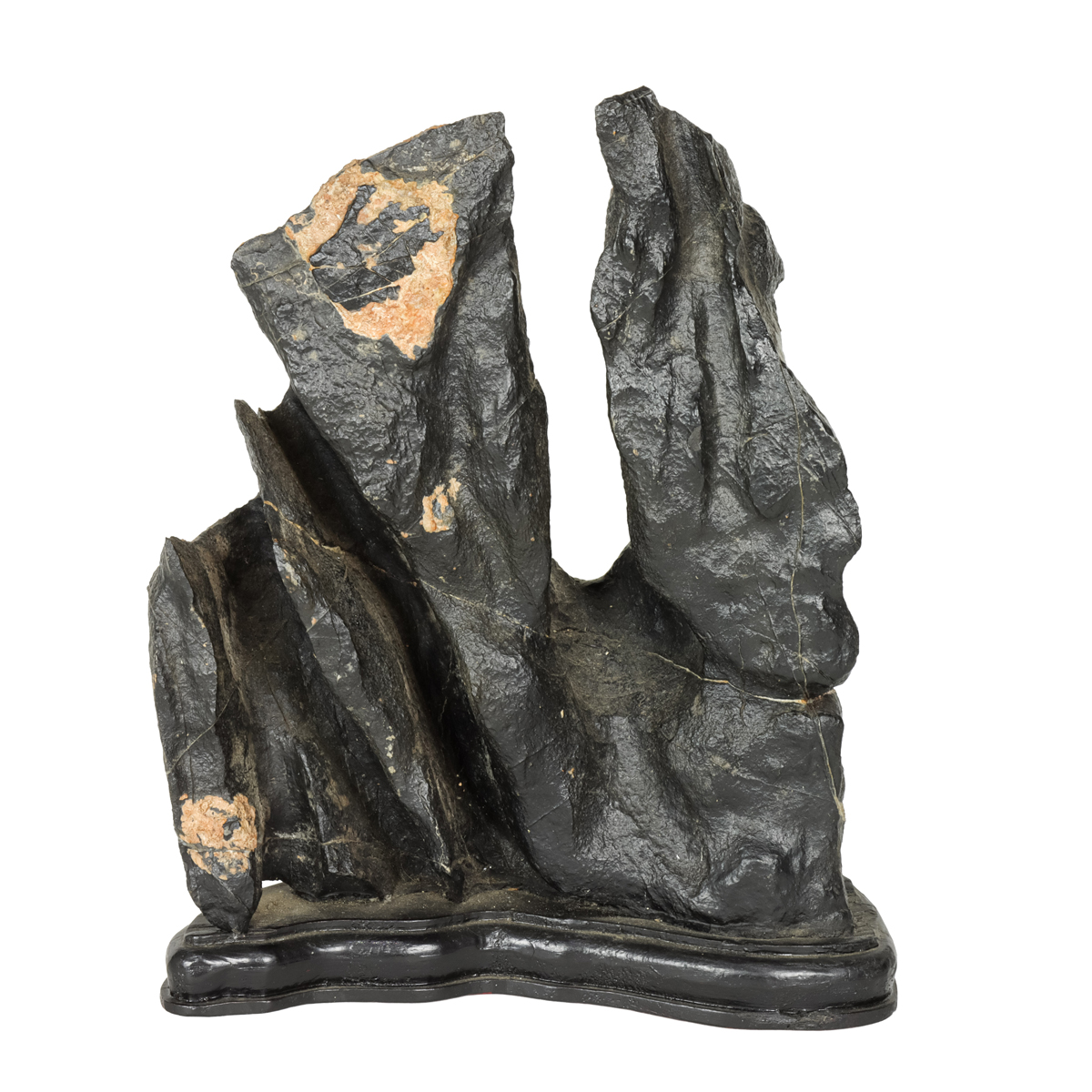 A Chinese black lingbi scholar's rock | Clars Auction Gallery