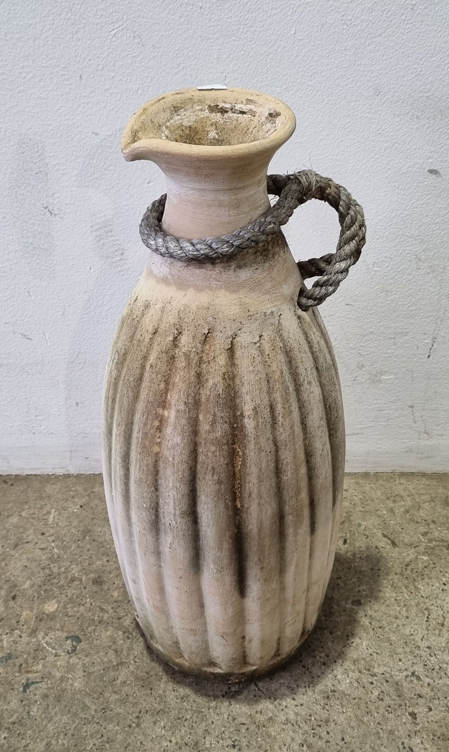 A Decorative Garden Clay Jug