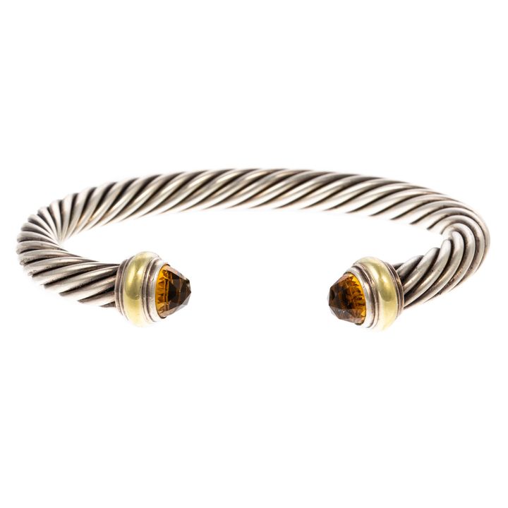 A David Yurman Cable Classics Bracelet in SS & 14K