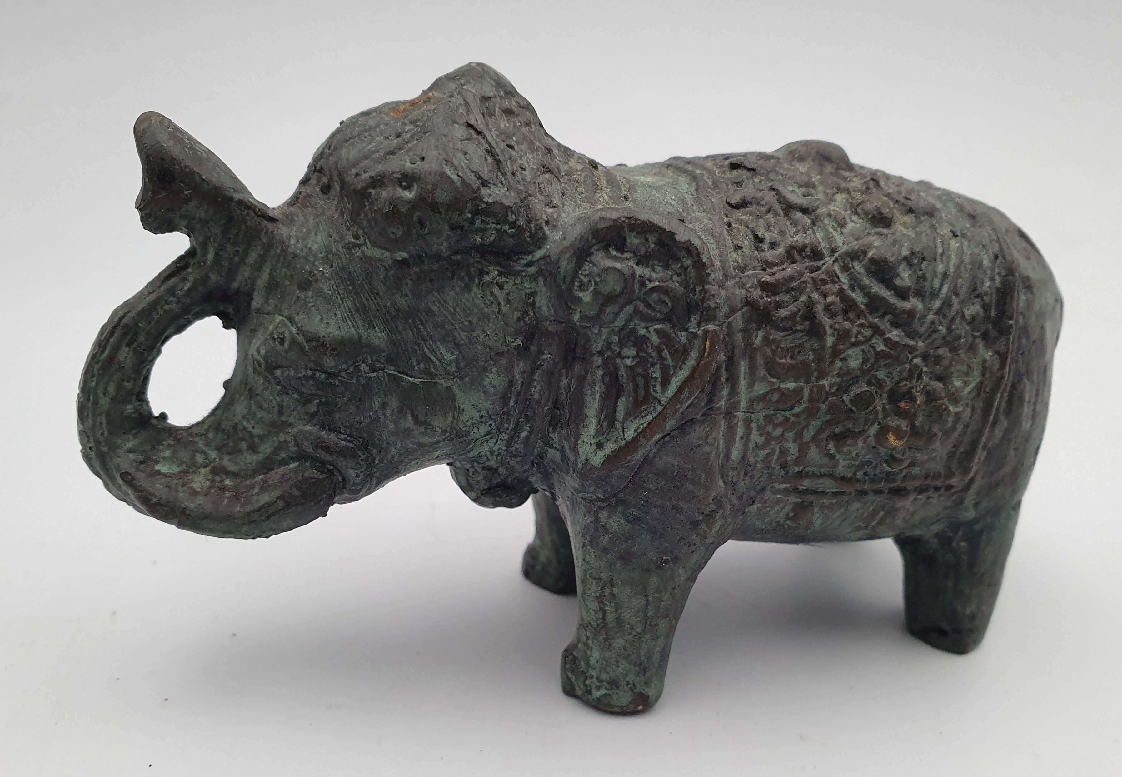 331 · AN INDIAN BRONZED ELEPHANT