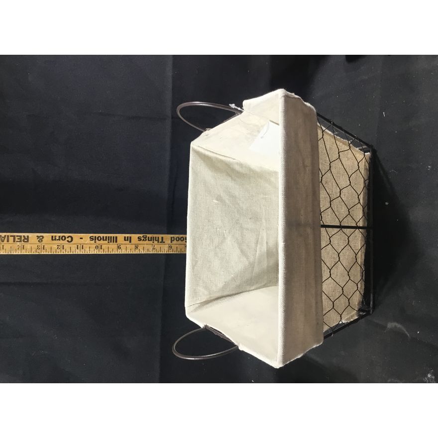 Wired Lined Basket - Large