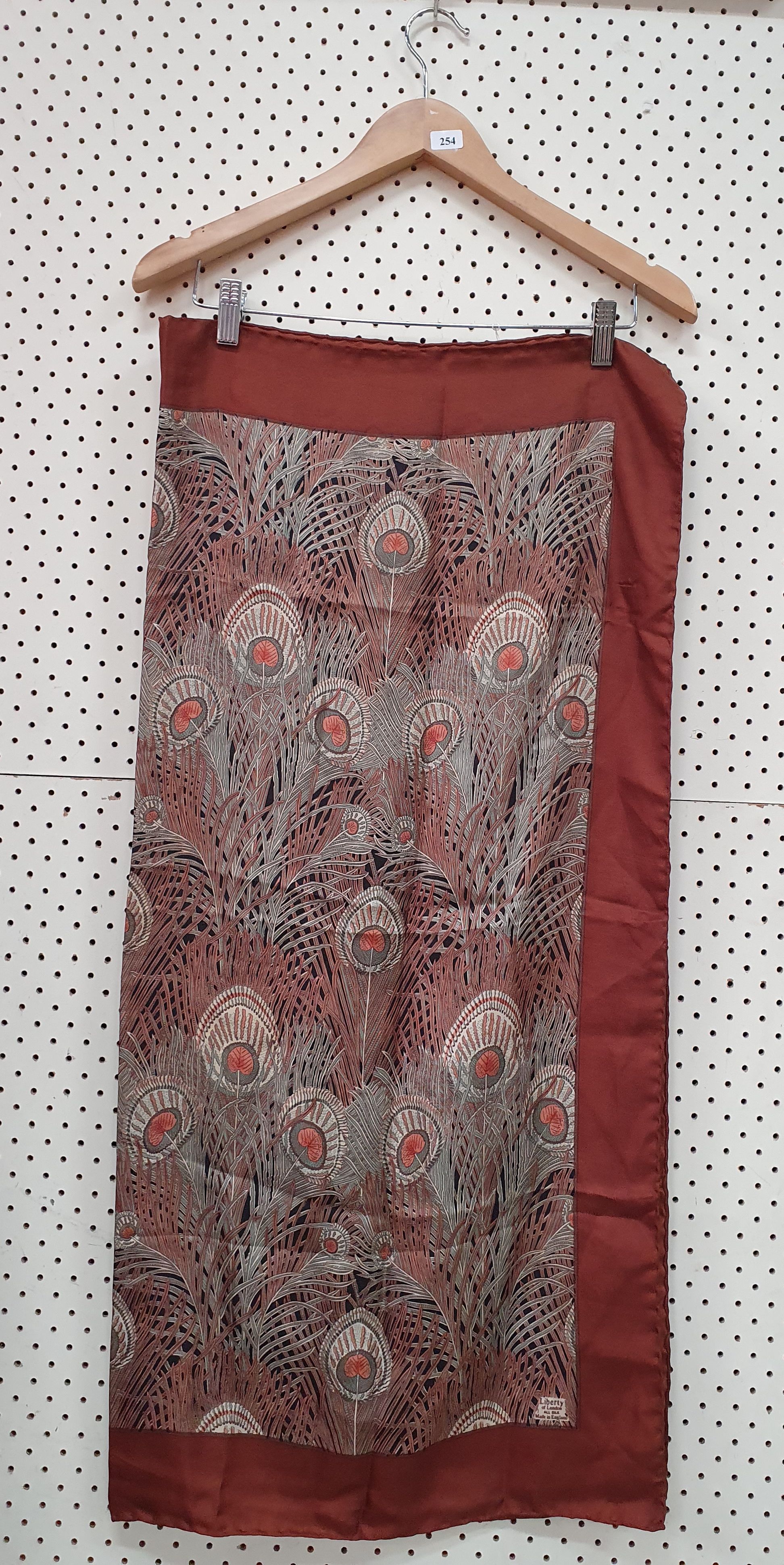 254 · A LIBERTY OF LONDON SILK SCARF
