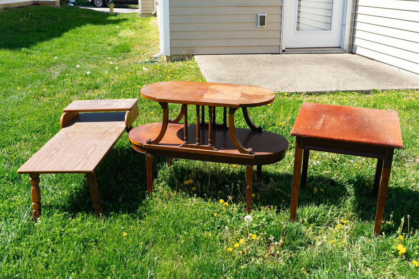 Three End Tables | Harritt Group, Inc