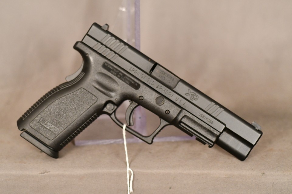 Springfield Model XD-9 Tactical, 9mm cal. auto pistol, Black, 5