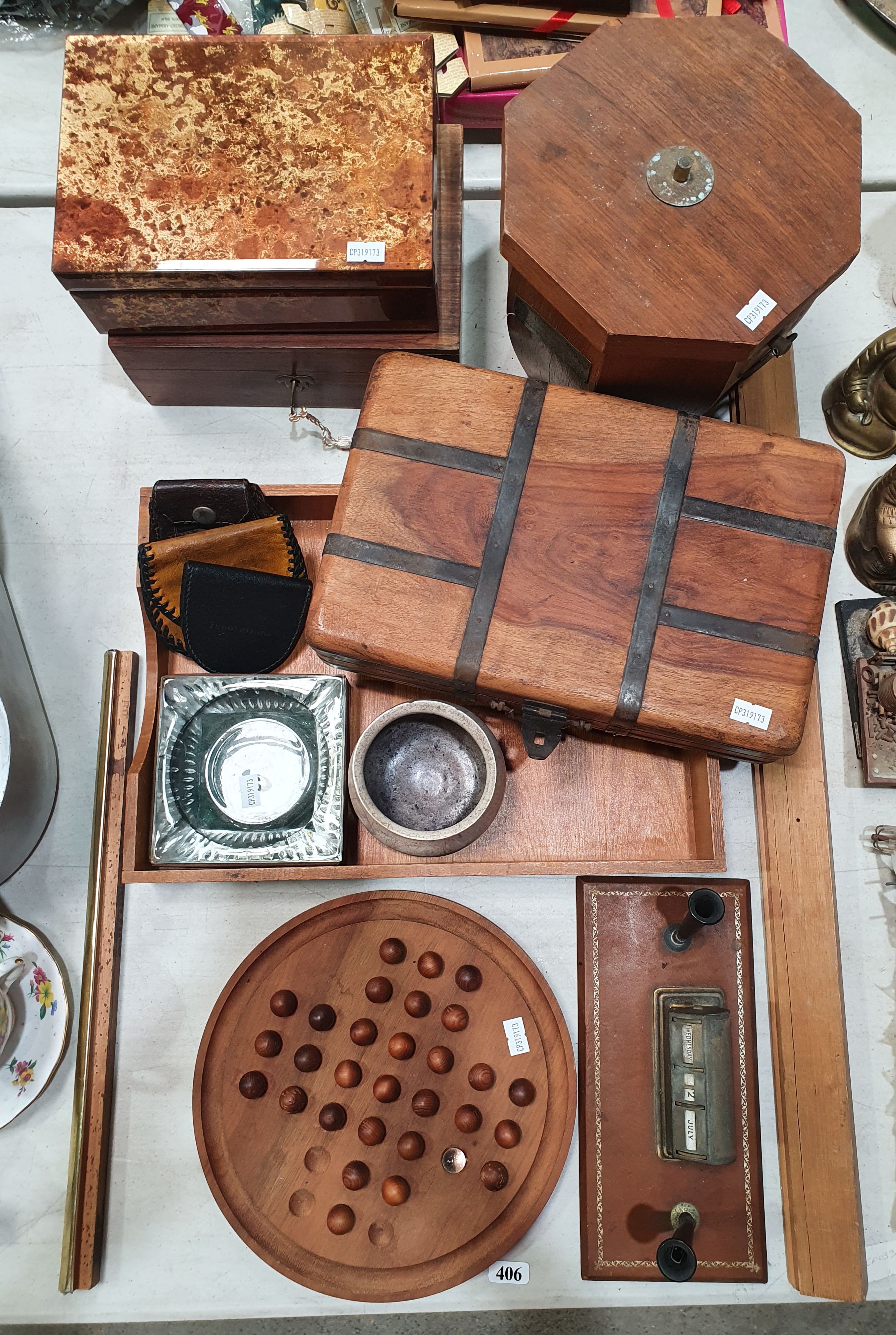 A Group Of Various Desk-Top Items
