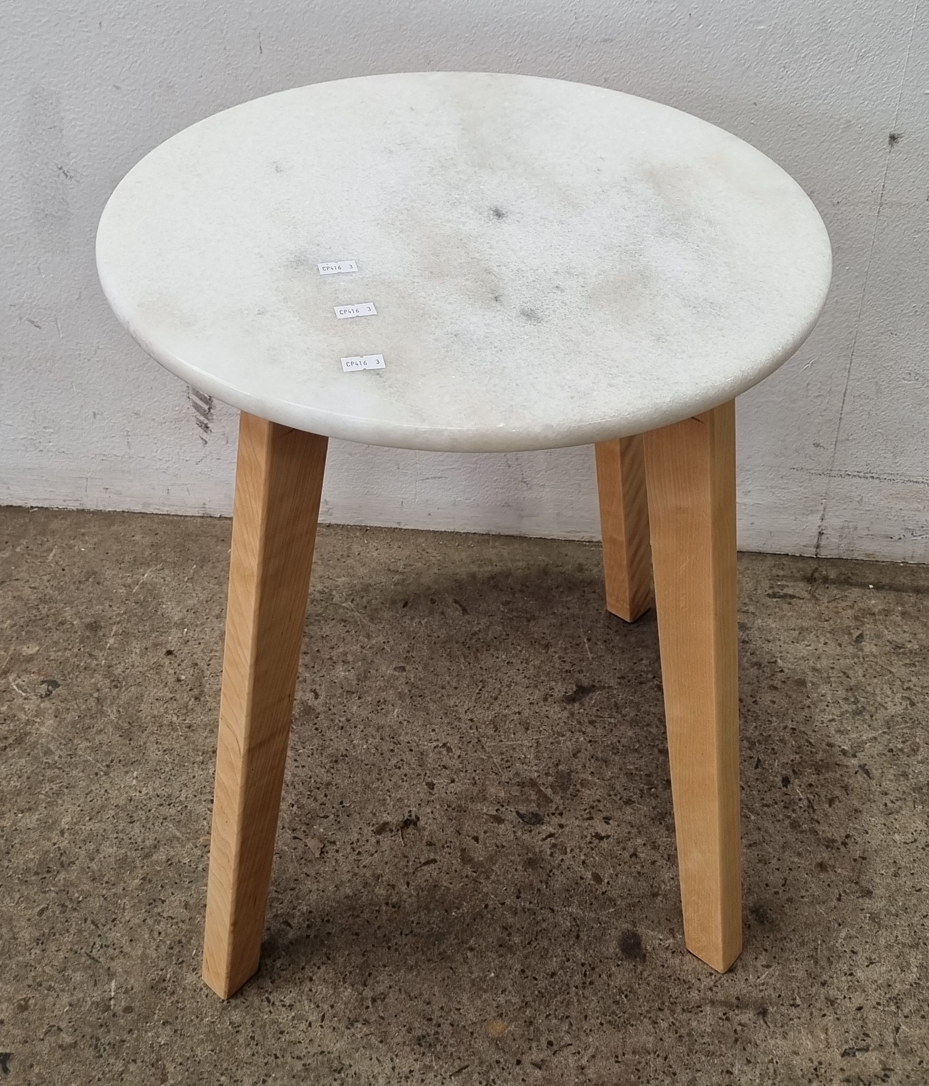 A Marble Top Side Table