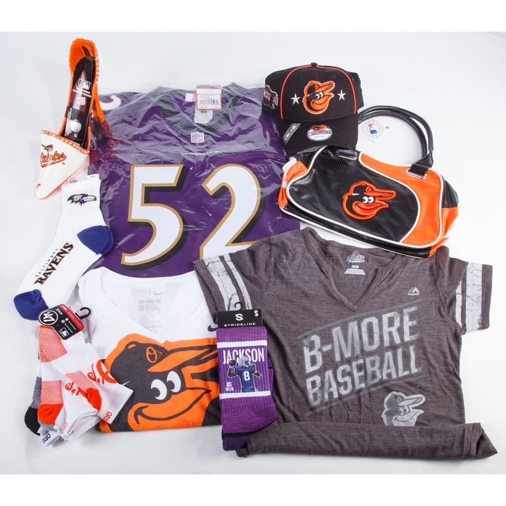 Baltimore Ravens and Orioles Men's and Women's M-L