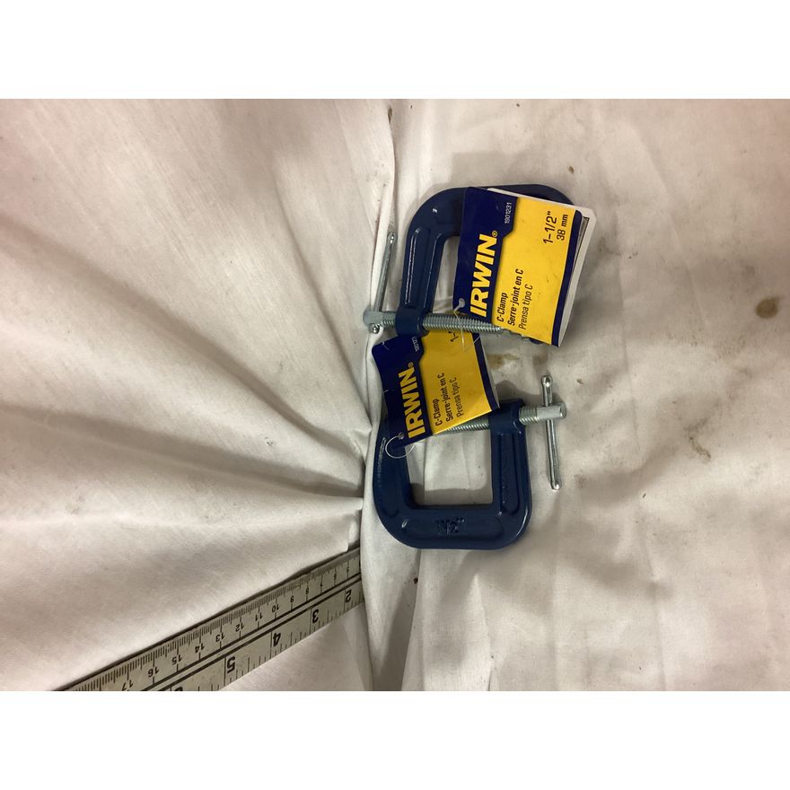 BUYING (2) Irwin 1-1/2'' C-Clamp