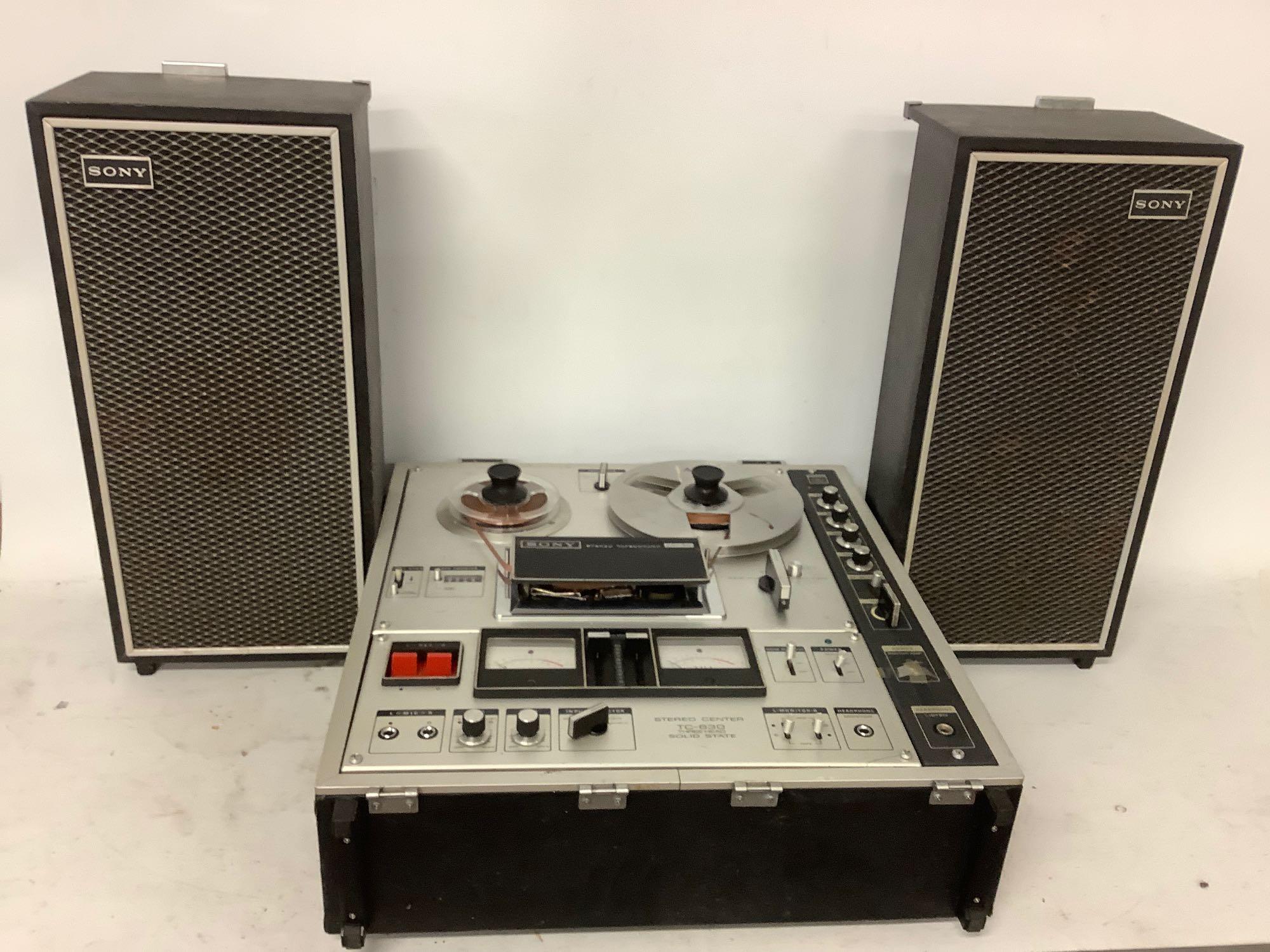 LARGE SONY REEL TO REEL RECORDER