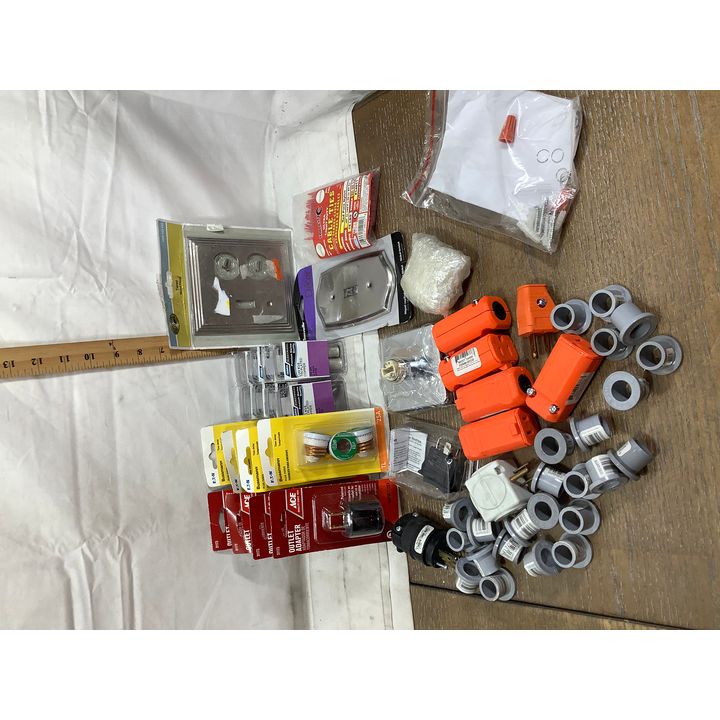 Assorted Box Of Electrical Items