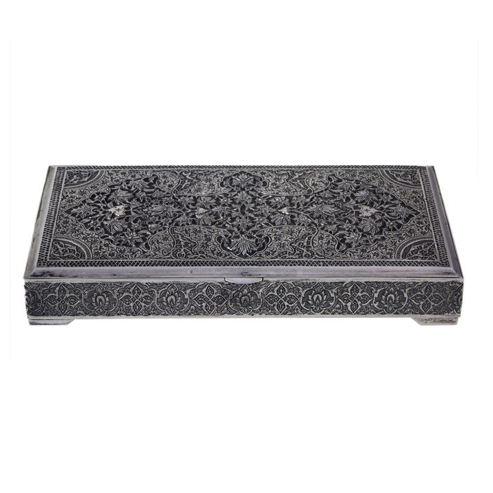A Persian 84 silver box