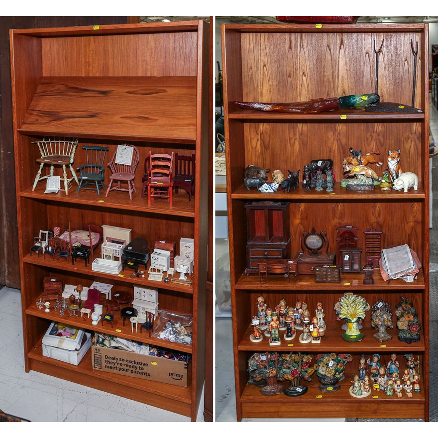 A Pair of Scandinavian Modern Teak Bookcases