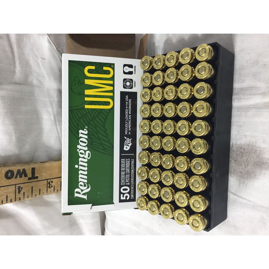 Remington UMC 9mm Luger 115 Gr. Centerfire Revolver & Pistol Cartridges - 50 Rounds