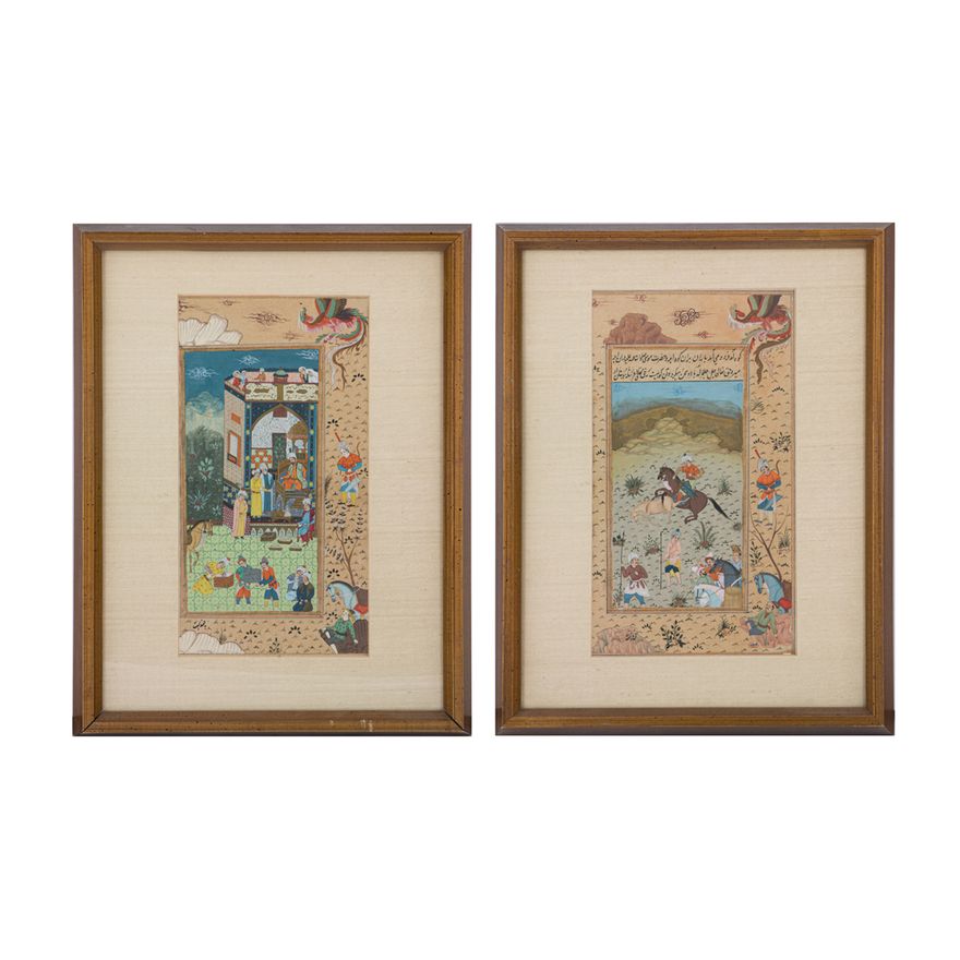 Pair of Indo-Persian manuscript pages