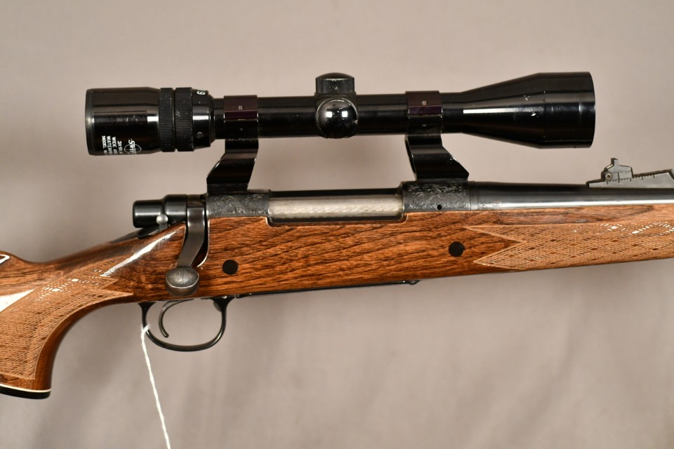 Remington Model 700 BDL Engraved, .300 RUM cal. bolt action rifle, 26 ...
