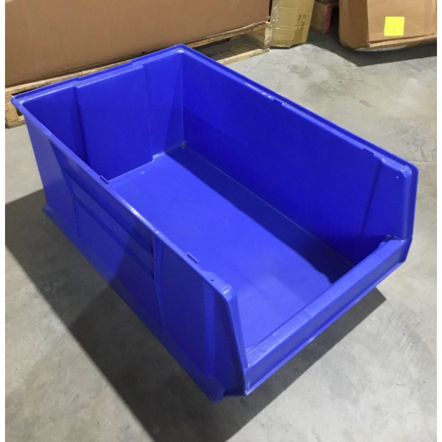 AkroBins Blue Plastic Storage Bin 28" x 19" x 12"