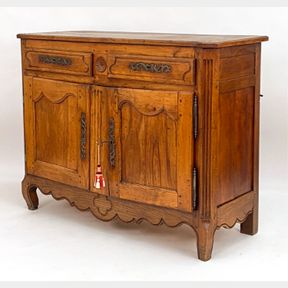 ANTIQUE FRENCH PROVINCIAL SERVER CABINET