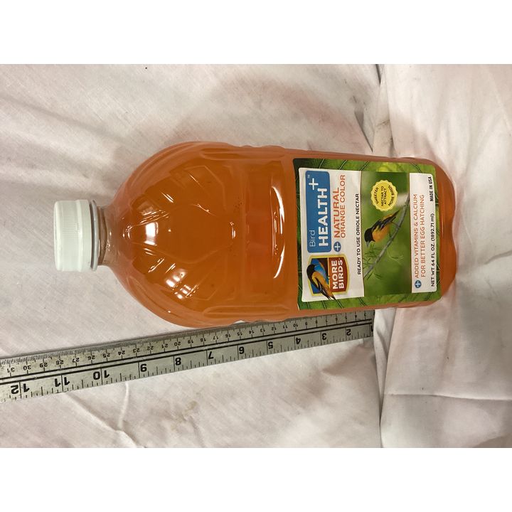 More Birds Bird Health Natural Orange Color Oriole Nectar- 64oz