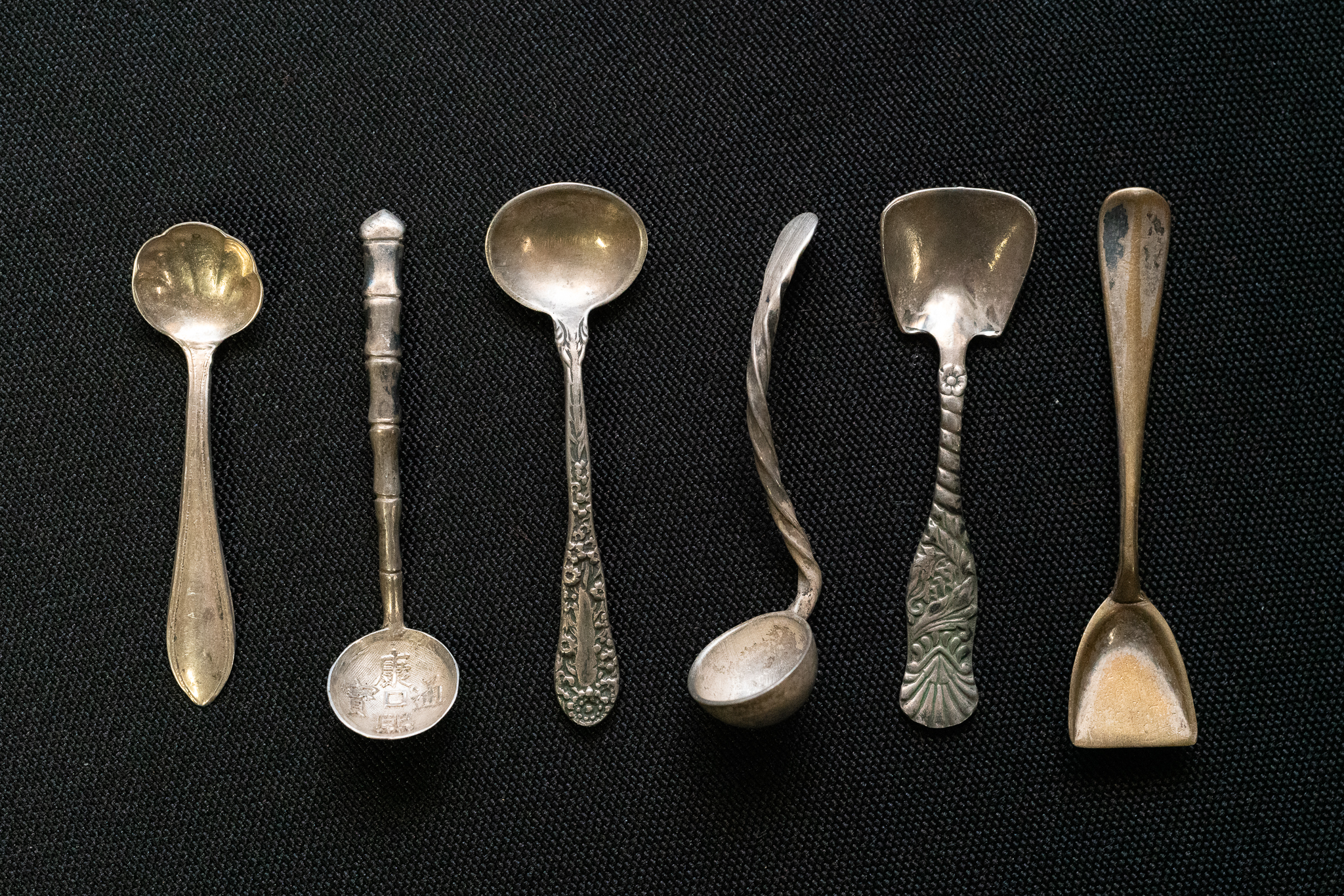 Six Assorted Salt Spoons | Harritt Group, Inc