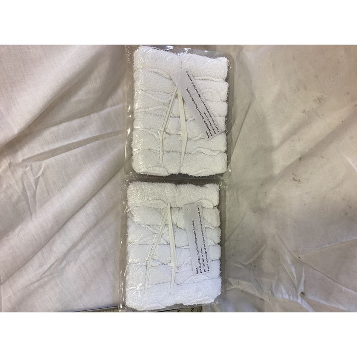 (2) Disposable Scented Hot Towels (12pk) White