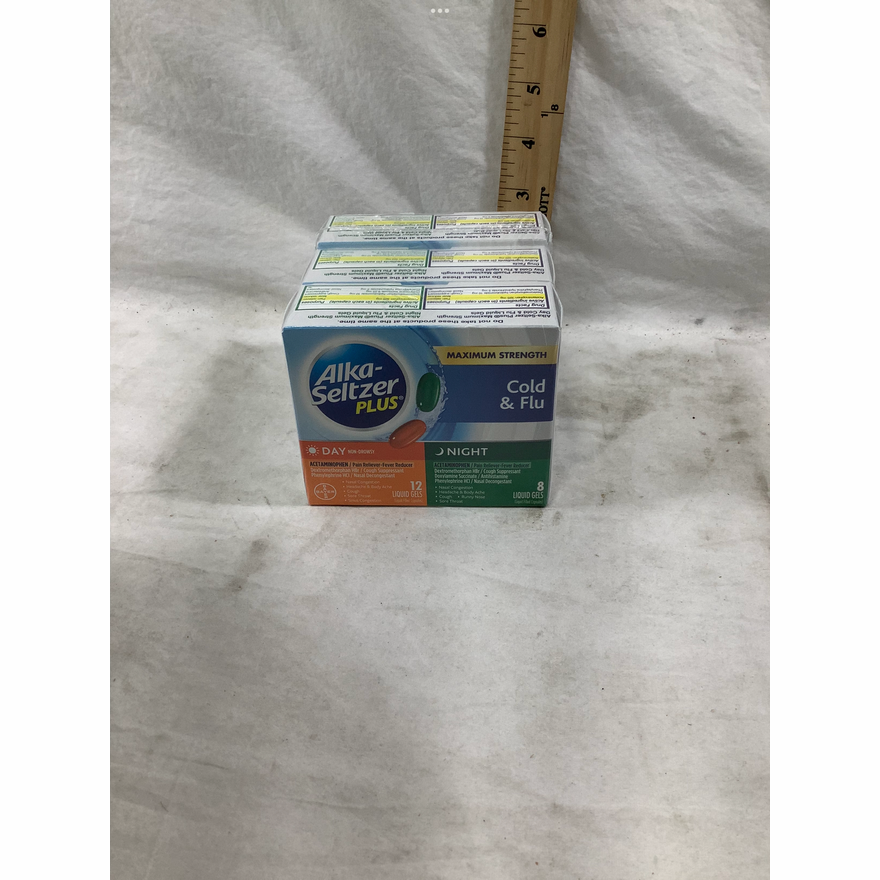 Buying (3) Alka-Seltzer Plus Cold & Flu 12-Day & 8-Night Liquid Gels