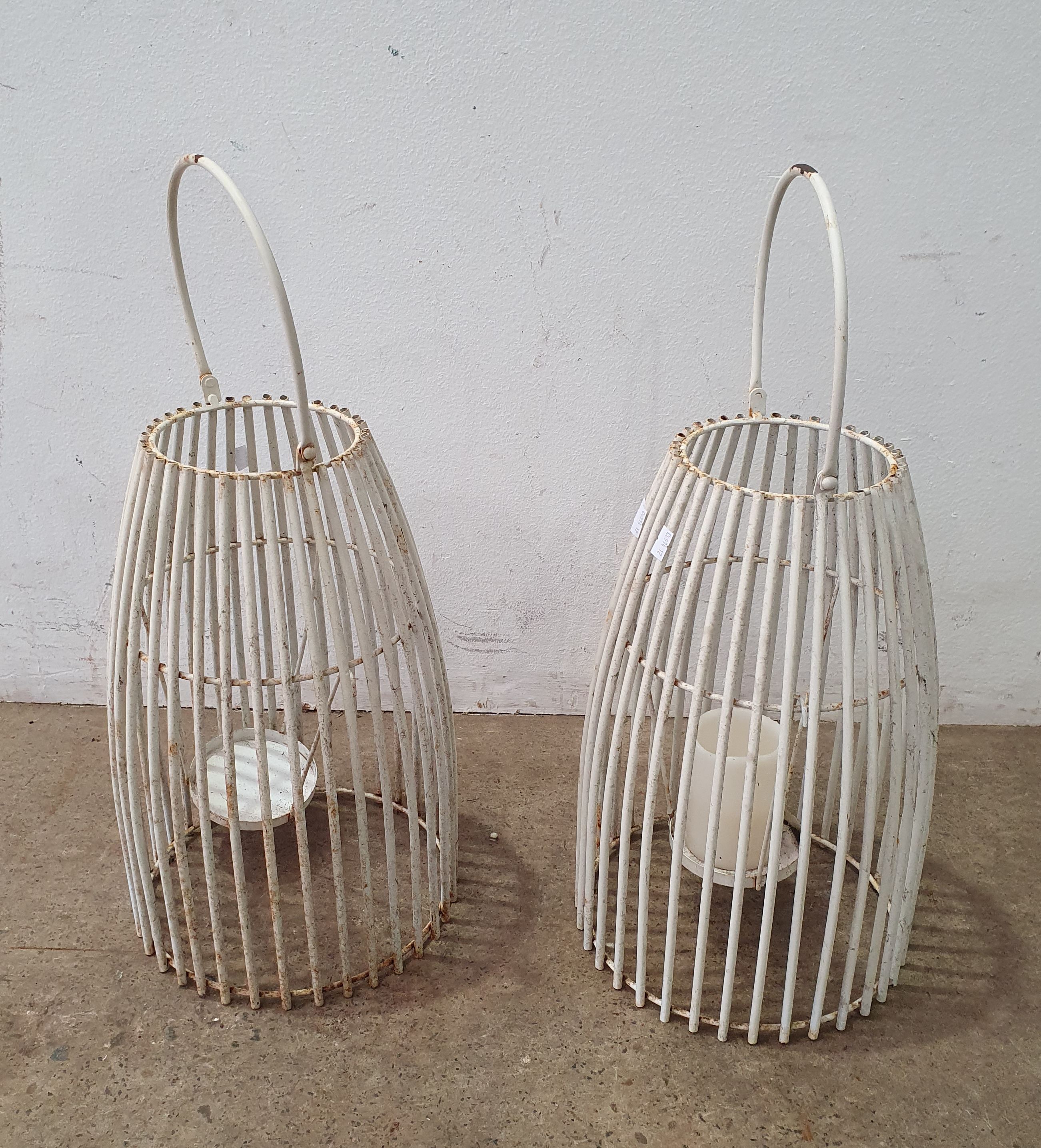 1073 · TWO GARDEN LANTERNS
