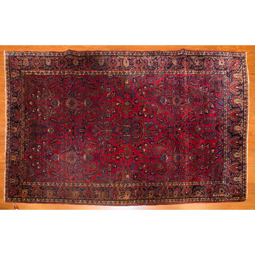 Antique Sarouk rug, approx. 4.1 x 6.6