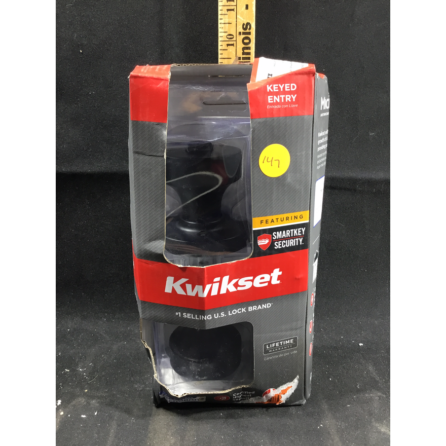 Kwikset Keyed Entry- 2 Kwikset Keys, Latch, Strike, & Screws