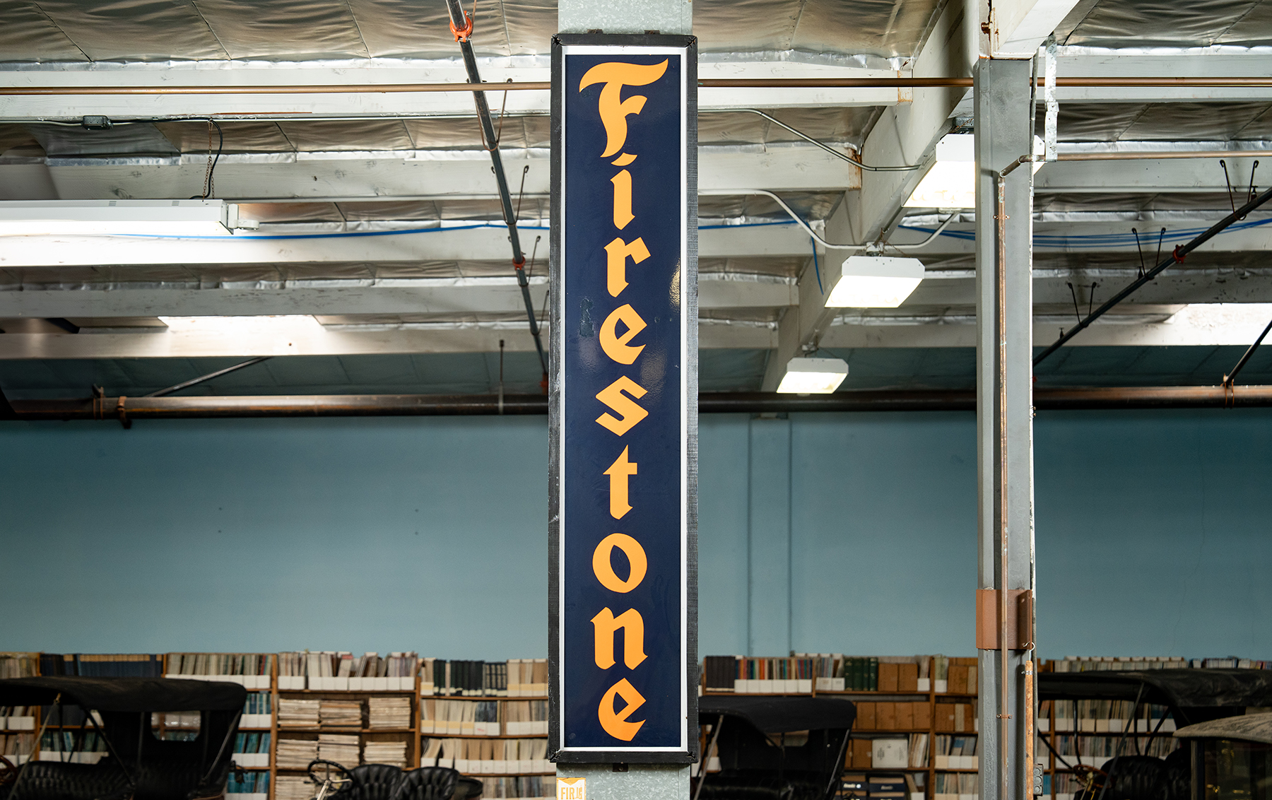 Large Vertical Firestone Sign | Gooding Christie's