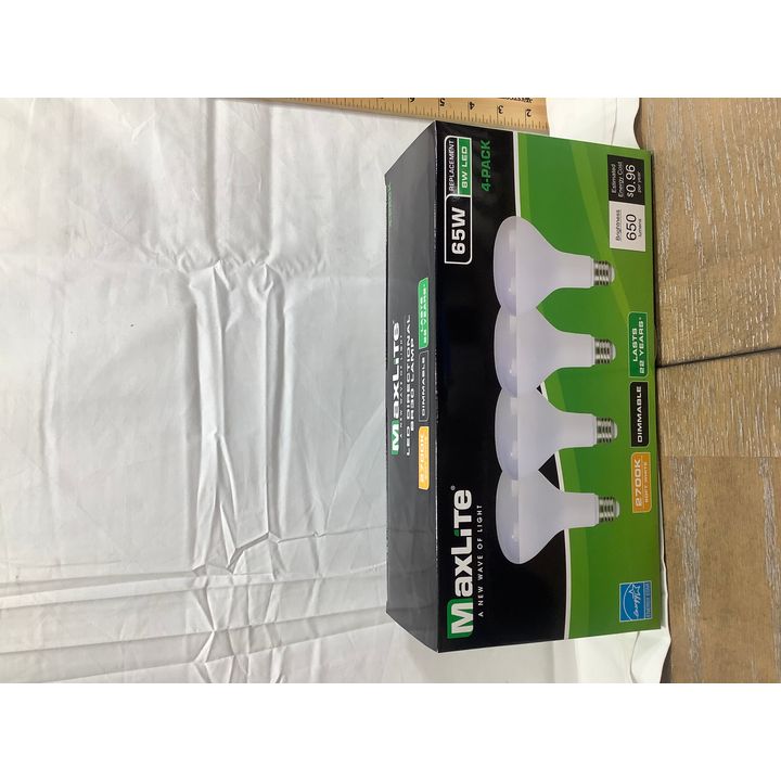 MaxLite 65W Replacement 8W LED 4-Pack 650 Lumens