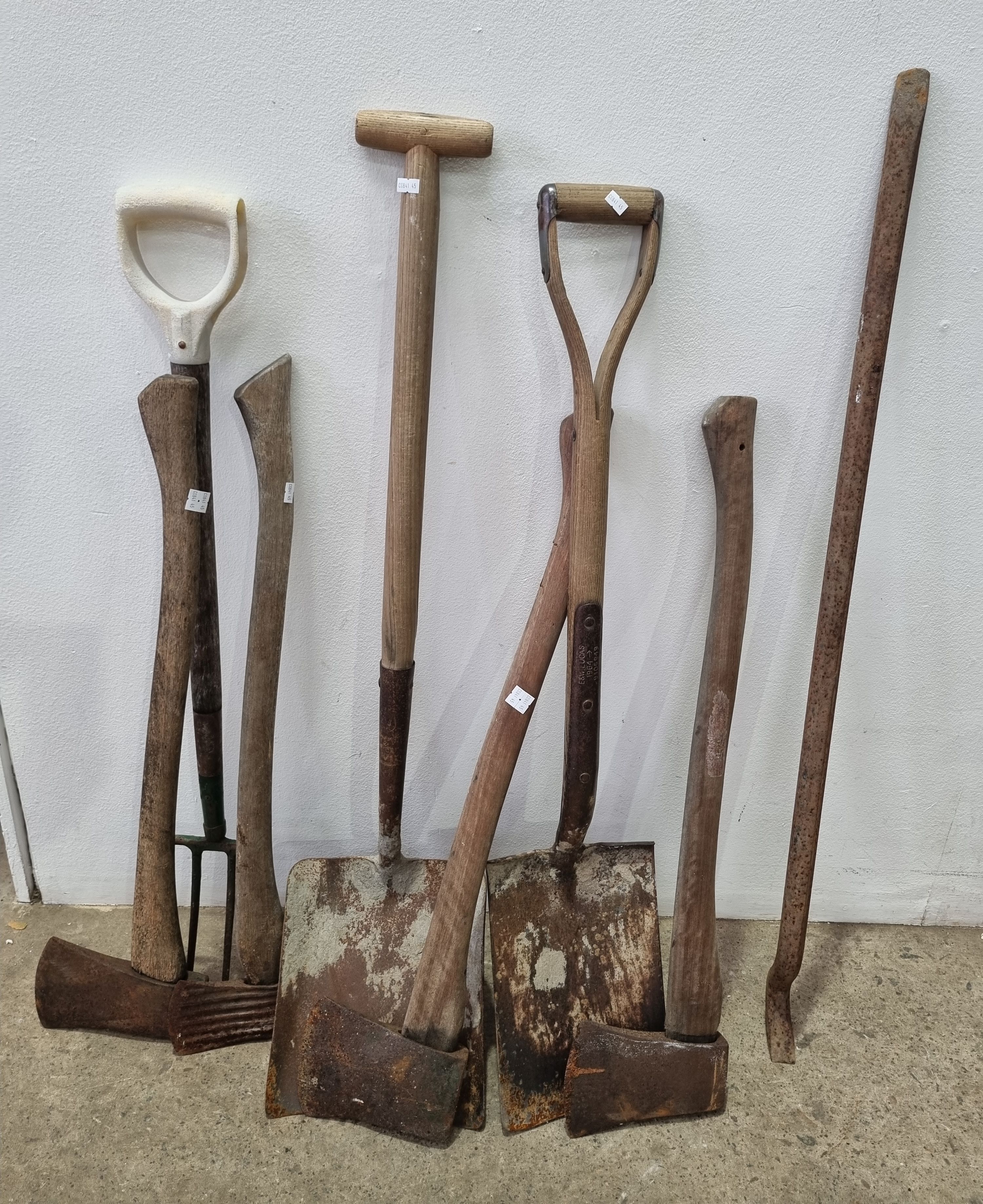 A Group Of Garden Tools