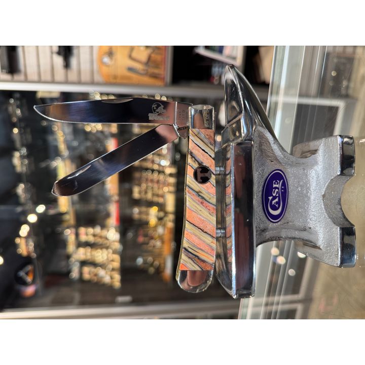 MM - Case XX 2023 Mammoth Mike Custom Tennessee Vols Trapper #4 of 5, Stainless Steel Blade